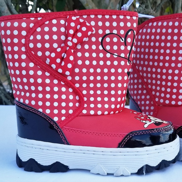 Disney Minnie Mouse Girls Boots NWT - Picture 2 of 4